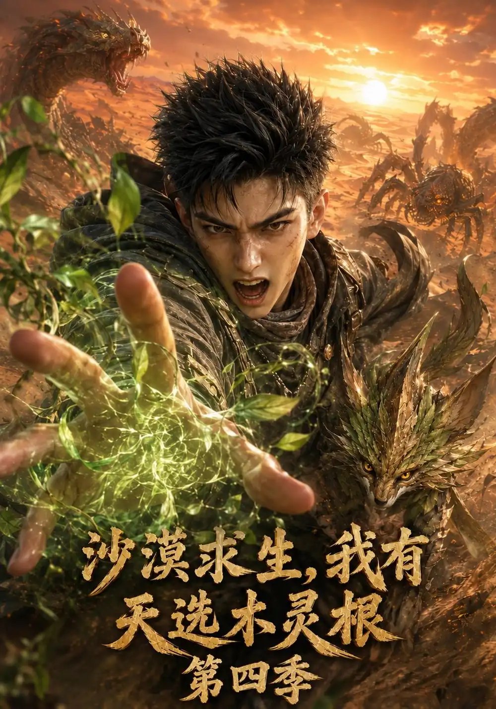 沙漠求生我有天选木灵根第四季（132集）AI短剧 - 夸克网盘 资源封面图
