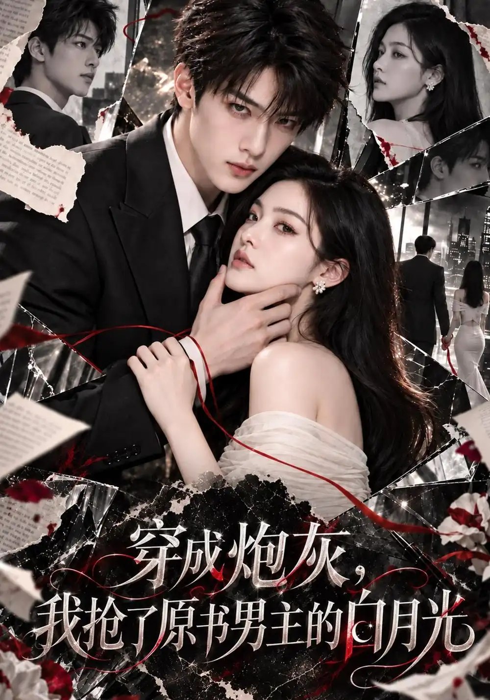 穿成炮灰，我抢了原书男主的白月光&穿成炮灰我抢了原书男主的白月光（90集）AI短剧 - 夸克网盘 资源封面图