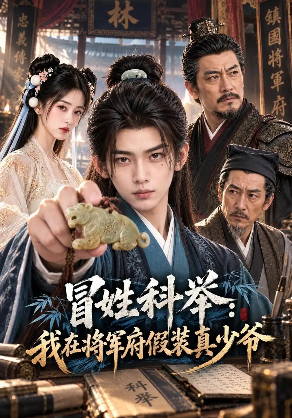 冒姓科举：我在将军府假装真少爷&冒姓科举我在将军府假装真少爷（81集）AI短剧 - 夸克网盘 资源封面图