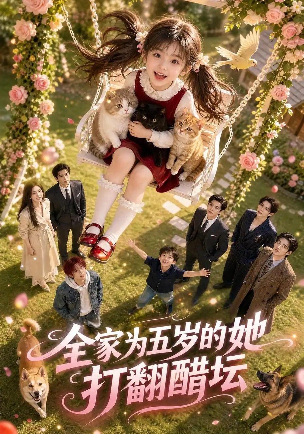 全家为五岁的她打翻醋坛（119集）AI短剧 - 夸克网盘 资源封面图