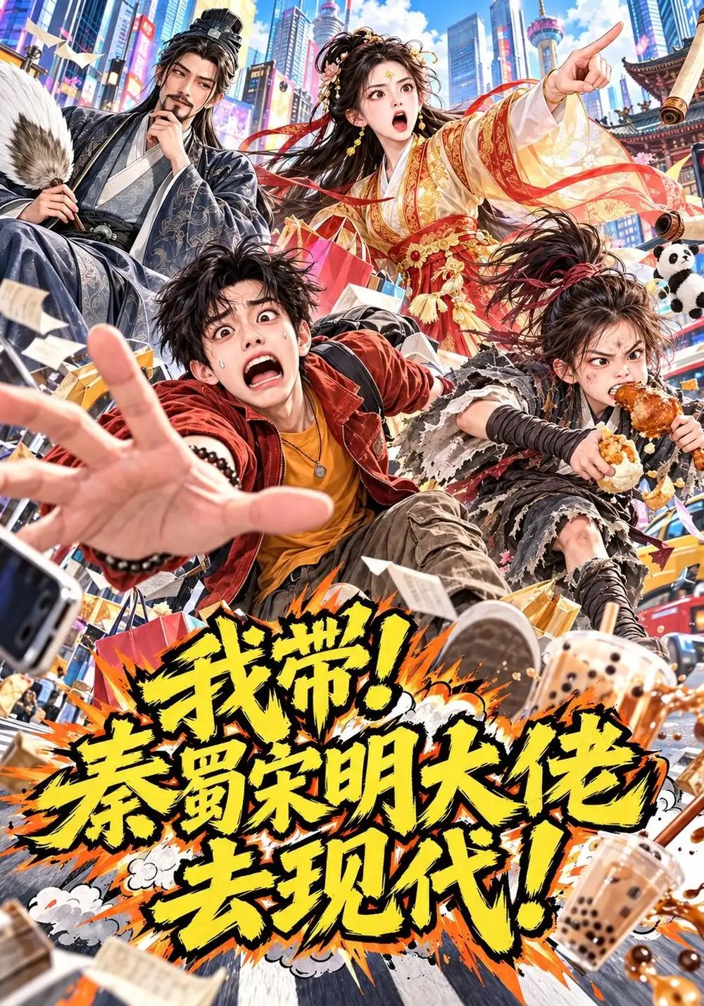 我带！秦蜀宋明大佬去现代！&我带秦蜀宋明大佬去现代（135集）AI短剧 - 夸克网盘 资源封面图