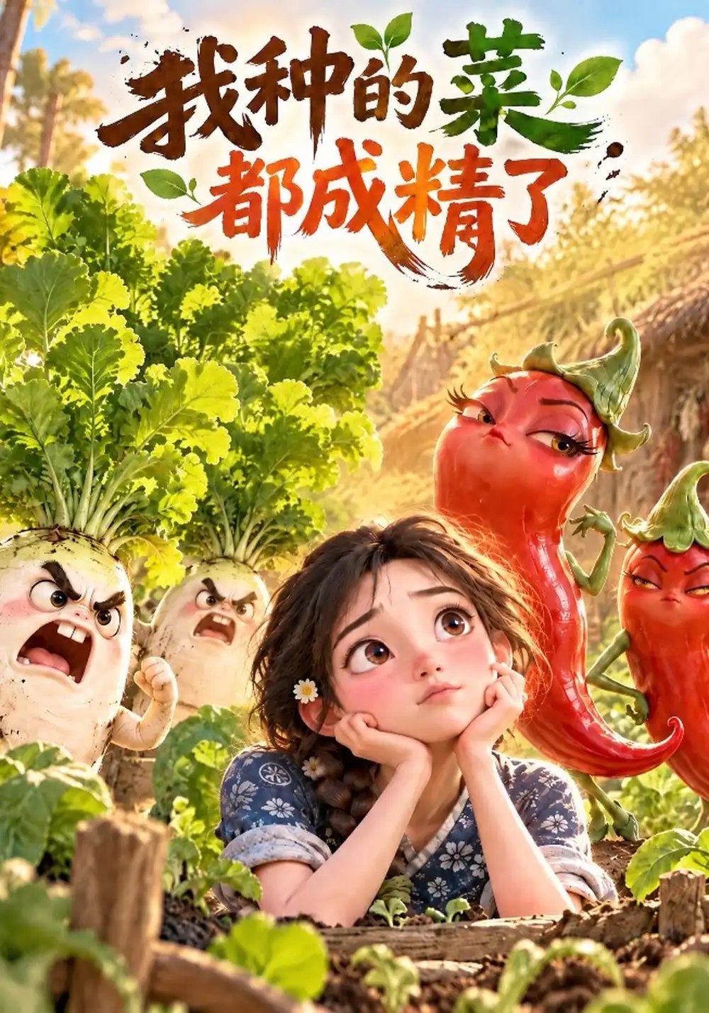 我种的菜都成精了（150集）AI短剧 - 夸克网盘 资源封面图