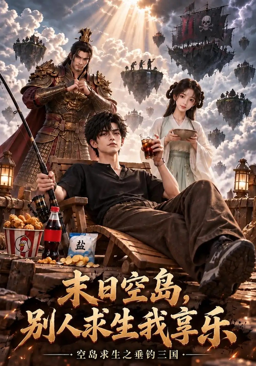 末日空岛，别人求生我享乐&末日空岛别人求生我享乐（169集）AI短剧 - 夸克网盘 资源封面图