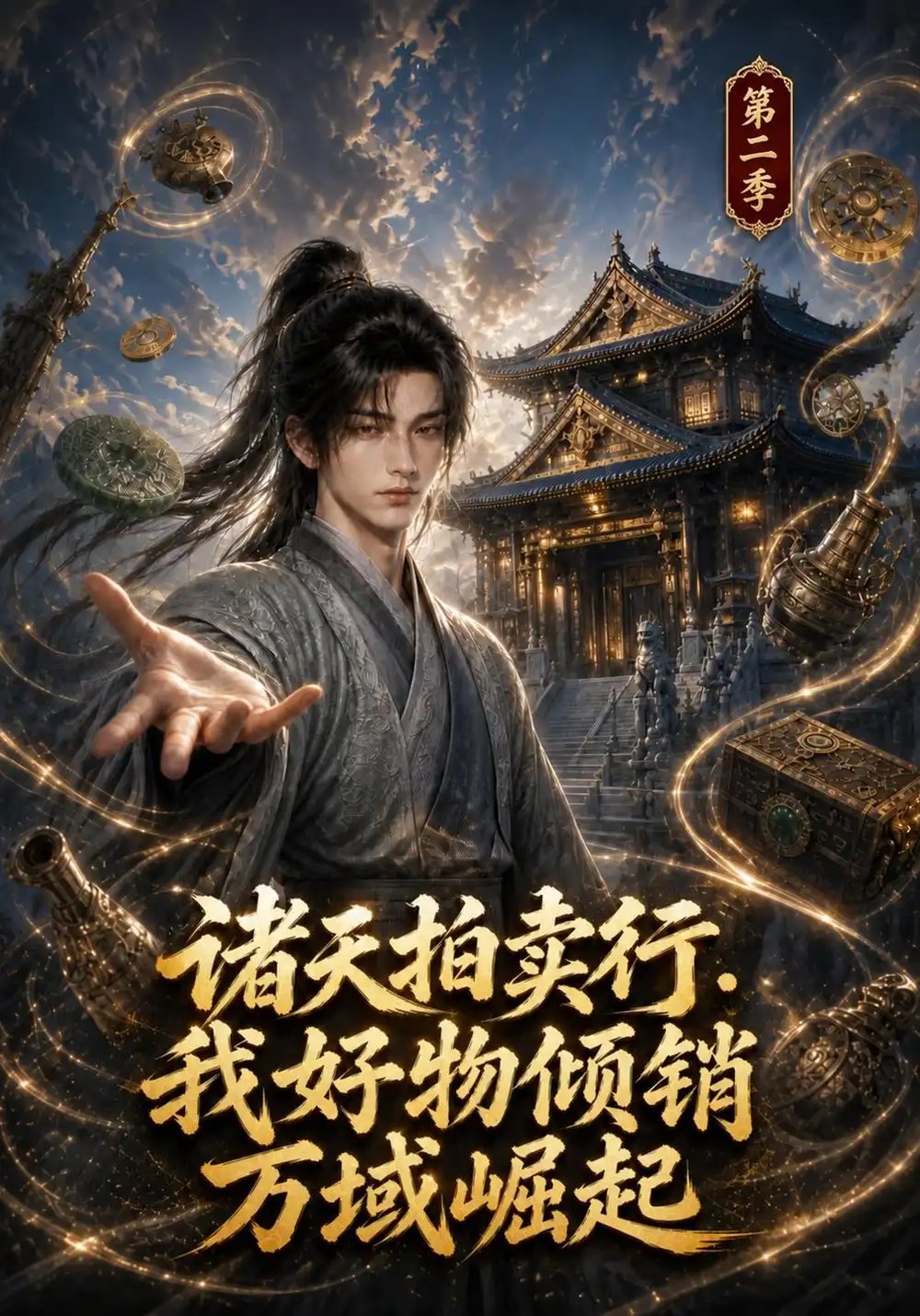 诸天拍卖行，我好物倾销万域崛起第二季&诸天拍卖行我好物倾销万域崛起第二季（177集）AI短剧 - 夸克网盘 资源封面图