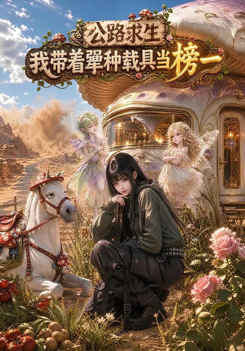 公路求生，我带着犟种载具当榜一&公路求生我带着犟种载具当榜一（77集）AI短剧 - 夸克网盘 资源封面图