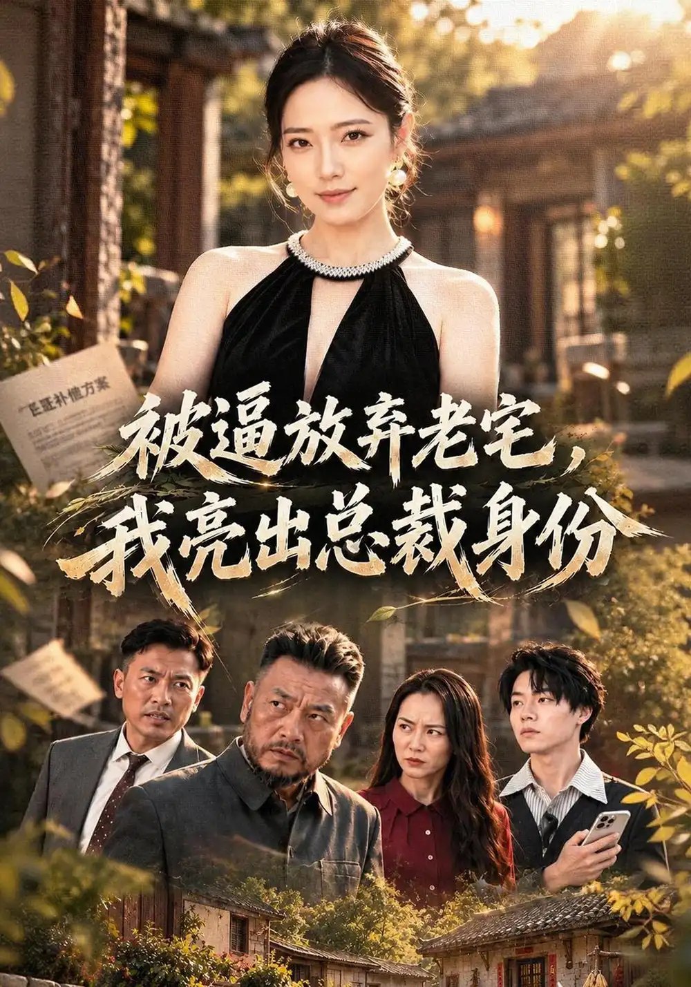 被逼放弃老宅，我亮出总裁身份（40集）文雨彤&惠东山 - 夸克网盘 资源封面图