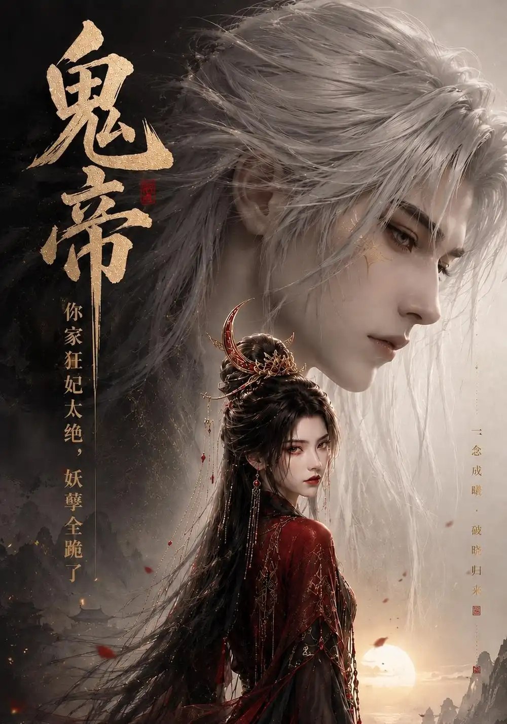 鬼帝你家狂妃太绝，妖孽全跪了&鬼帝你家狂妃太绝妖孽全跪了（134集）AI短剧 - 夸克网盘 资源封面图