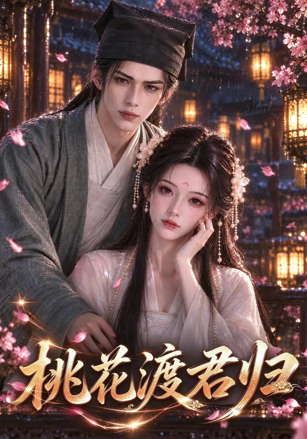 桃花渡君归（80集）AI短剧 - 夸克网盘 资源封面图