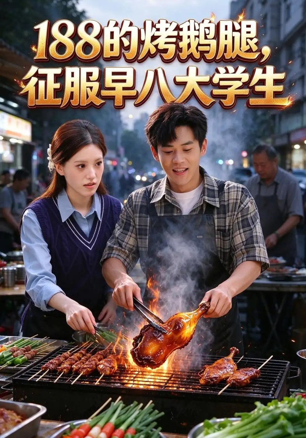 188的烤鹅腿，征服早八大学生（84集）徐浩楠&王新月 - 夸克网盘 资源封面图