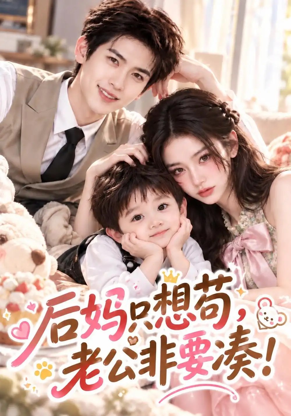后妈只想苟，老公非要凑！&后妈只想苟老公非要凑（88集）AI短剧 - 夸克网盘 资源封面图