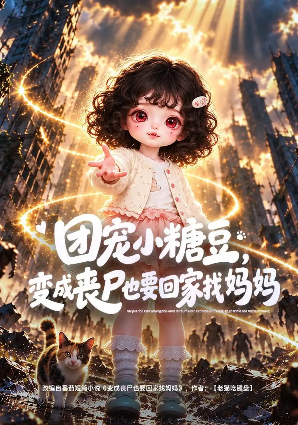 团宠小糖豆，变成丧尸也要回家找妈妈&团宠小糖豆变成丧尸也要回家找妈妈（60集）AI短剧 - 夸克网盘 资源封面图