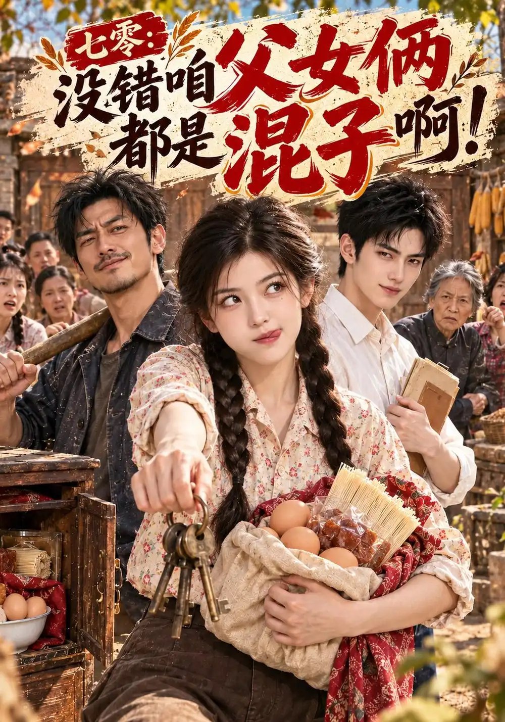 七零：没错咱父女俩都是混子啊！&七零没错咱父女俩都是混子啊（110集）AI短剧 - 夸克网盘 资源封面图
