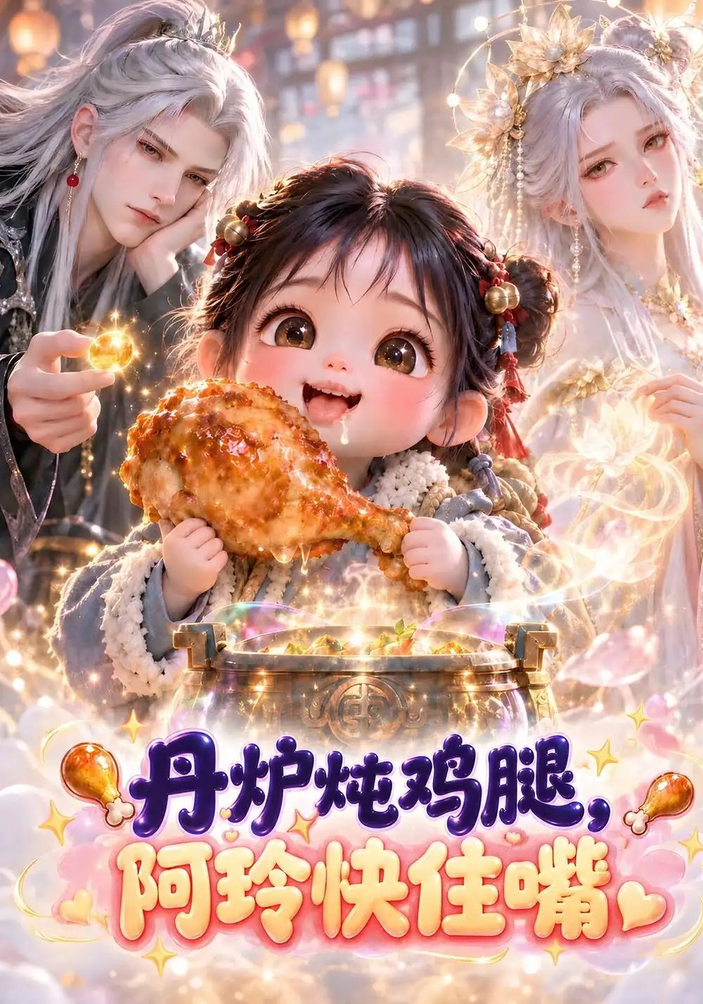 丹炉炖鸡腿，阿玲快住嘴&丹炉炖鸡腿阿玲快住嘴（87集）AI短剧 - 夸克网盘 资源封面图