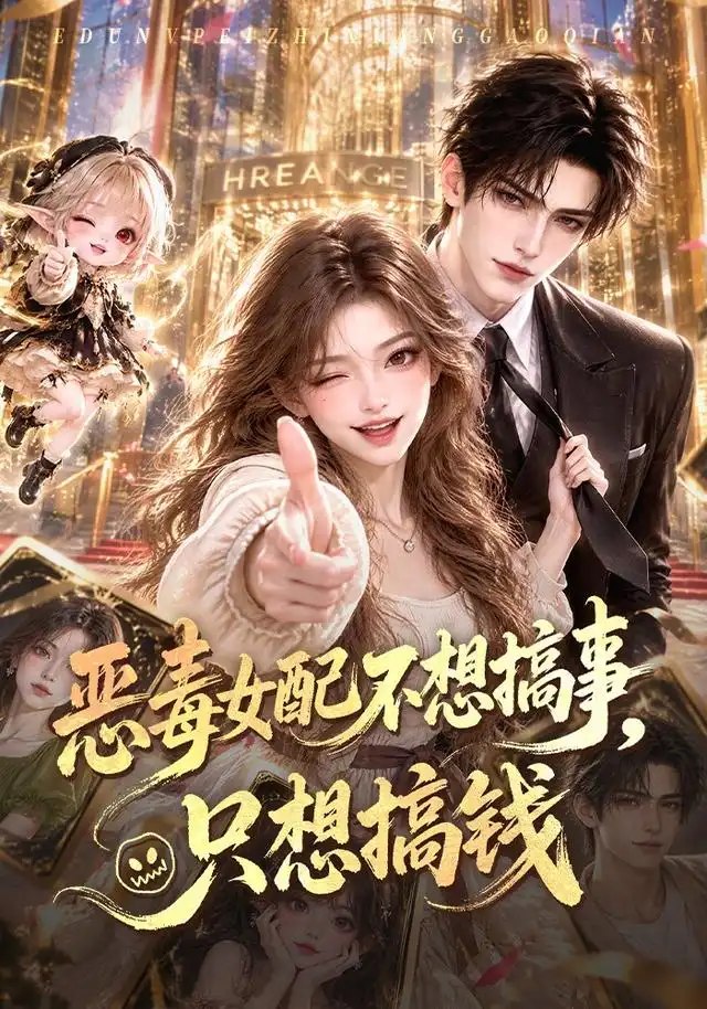 恶毒女配不想搞事，只想搞钱&恶毒女配不想搞事只想搞钱（60集）AI短剧 - 夸克网盘 资源封面图