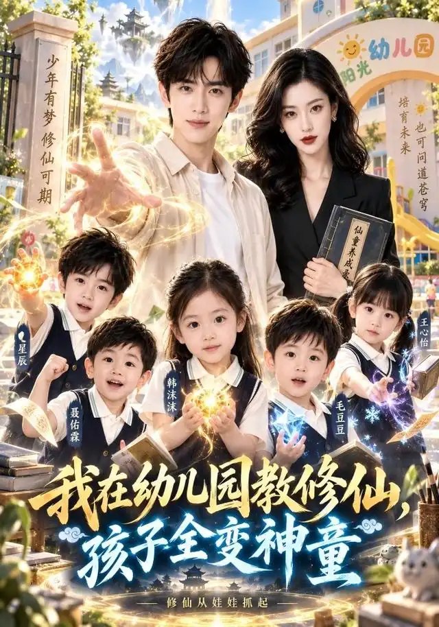 我在幼儿园教修仙，孩子全变神童&我在幼儿园教修仙孩子全变神童（80集）AI短剧 - 夸克网盘 资源封面图