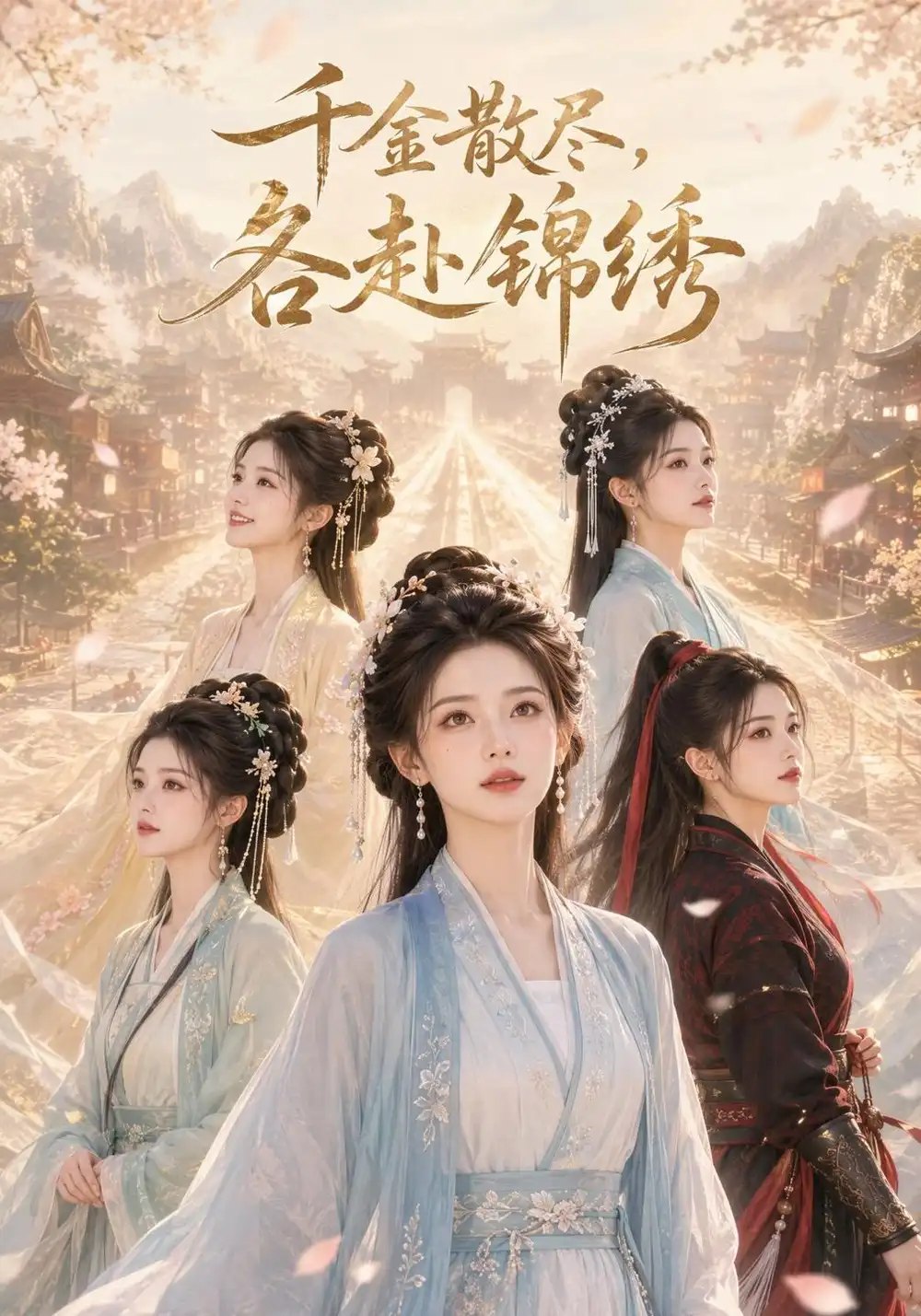 千金散尽，各赴锦绣&千金散尽各赴锦绣（160集）AI短剧 - 夸克网盘 资源封面图