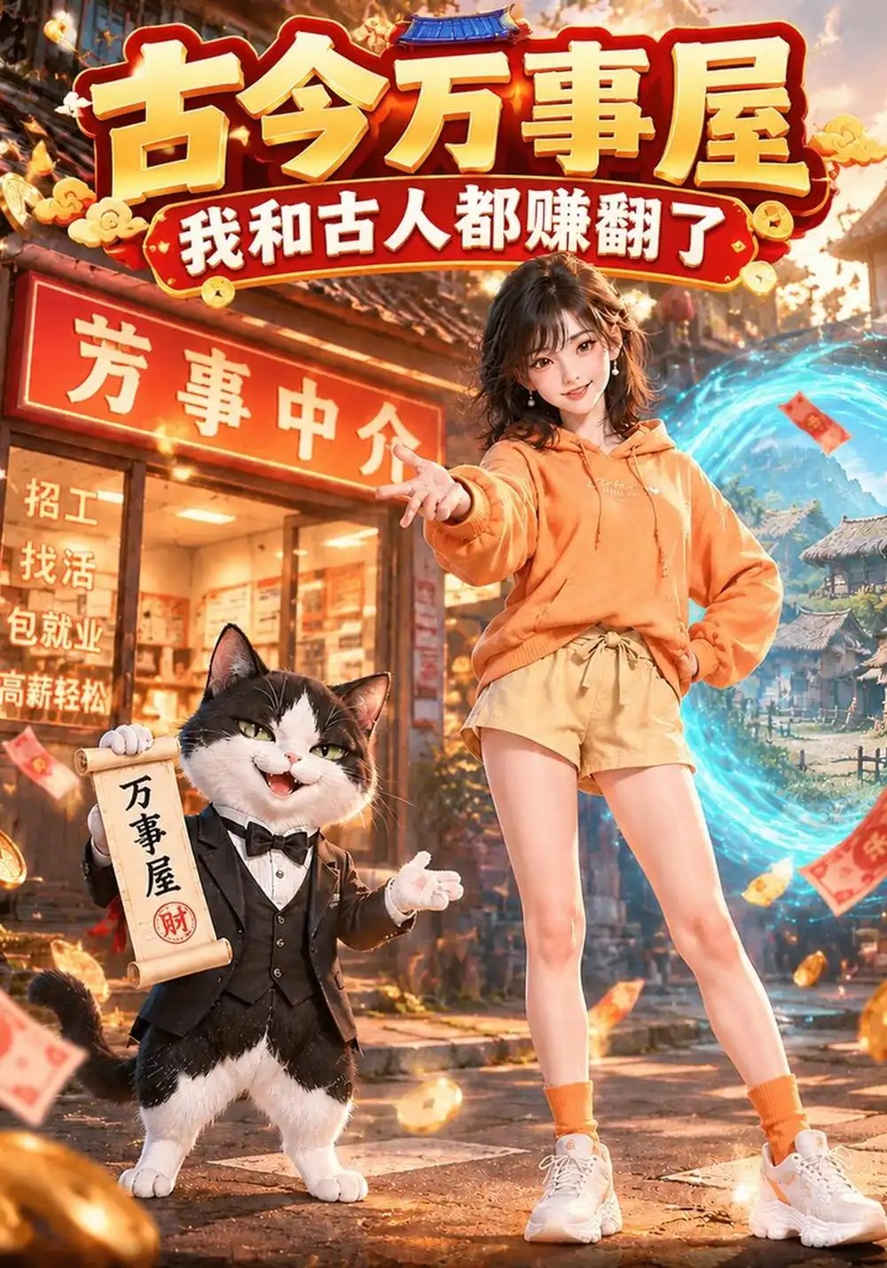 古今万事屋：我和古人都赚翻了&古今万事屋我和古人都赚翻了（152集）AI短剧 - 夸克网盘 资源封面图