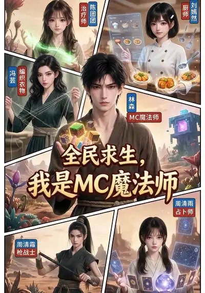 全民求生，我是MC魔法师&全民求生我是MC魔法师（102集）AI短剧 - 夸克网盘 资源封面图