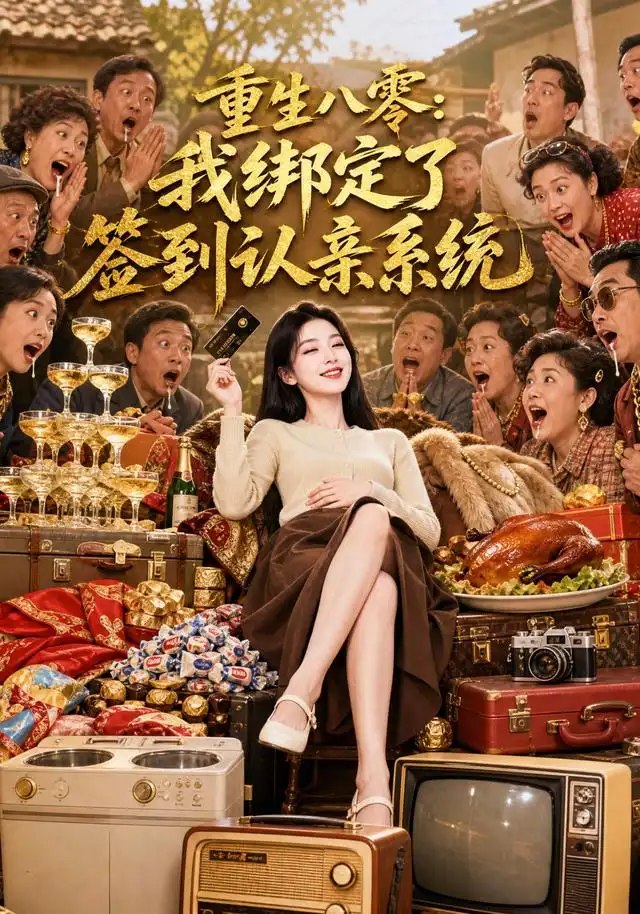 重生八零：我绑定了签到认亲系统&重生八零我绑定了签到认亲系统（176集）AI短剧 - 夸克网盘 资源封面图