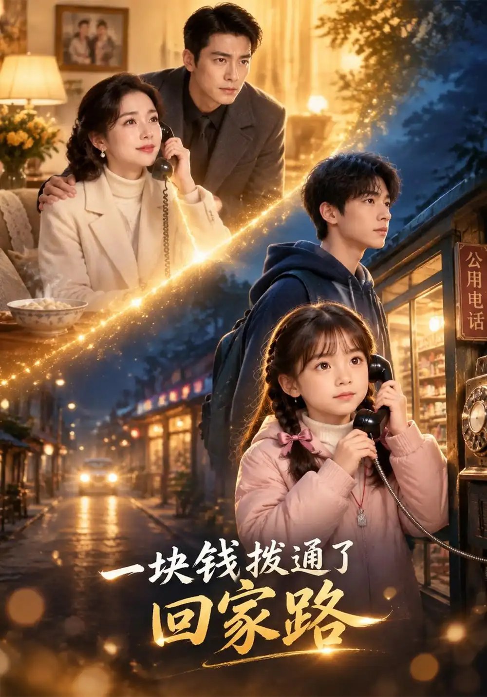 一块钱拨通了回家路（70集）AI短剧 - 夸克网盘 资源封面图