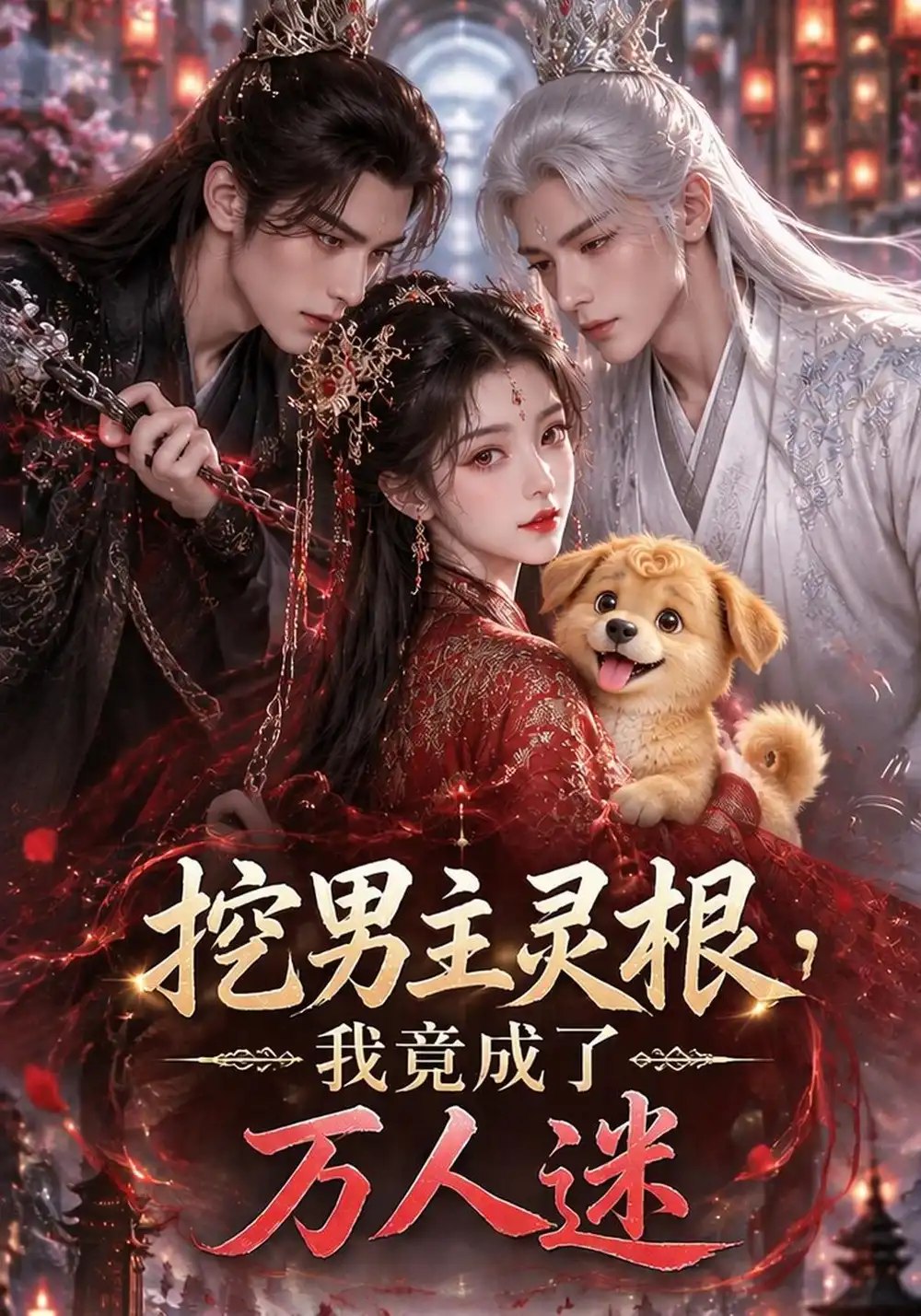 挖男主灵根，我竟成了万人迷&挖男主灵根我竟成了万人迷（135集）AI短剧 - 夸克网盘 资源封面图