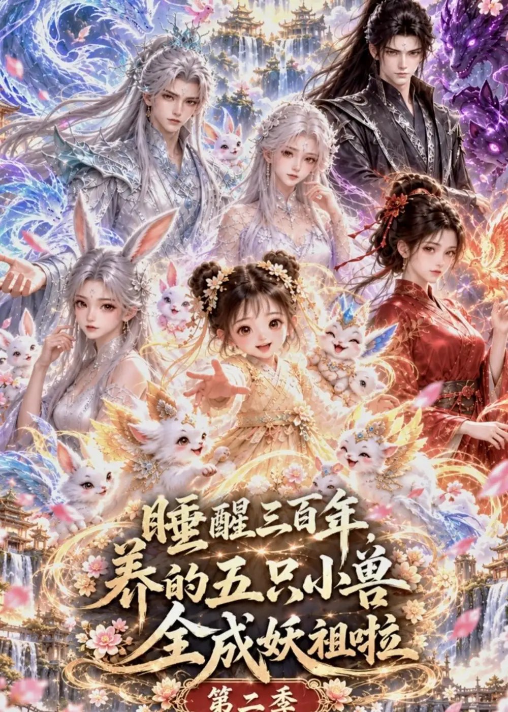 睡醒三百年，养的五只小兽全成妖祖第二季&睡醒三百年养的五只小兽全成妖祖第二季（158集）AI短剧 - 夸克网盘 资源封面图