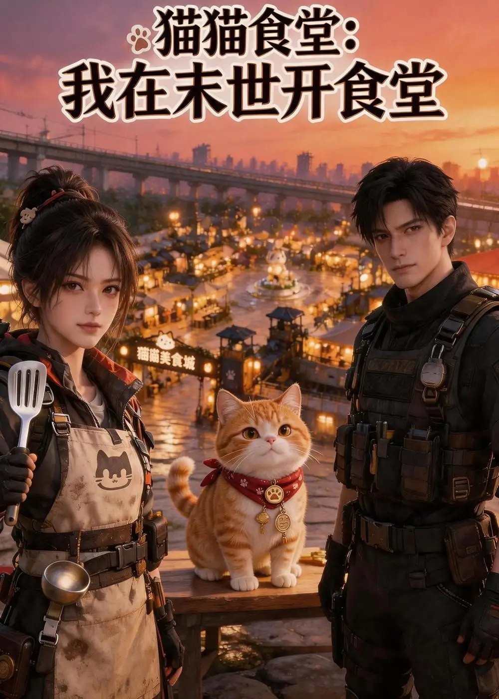 猫猫食堂：我在末世开食堂&猫猫食堂我在末世开食堂（91集）AI短剧 - 夸克网盘 资源封面图